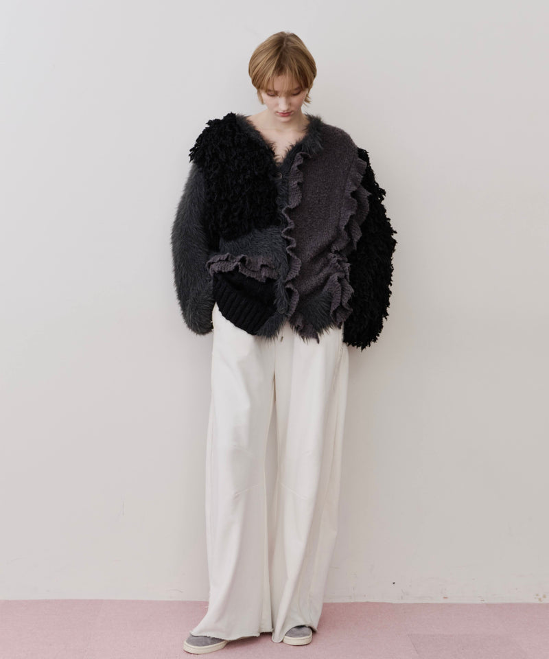 【一部カラー予約】【TEN by LA BELLE ETUDE】manyニッティングパターンカーディガン