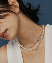 【予約】【loni】Simple Pearl Necklace