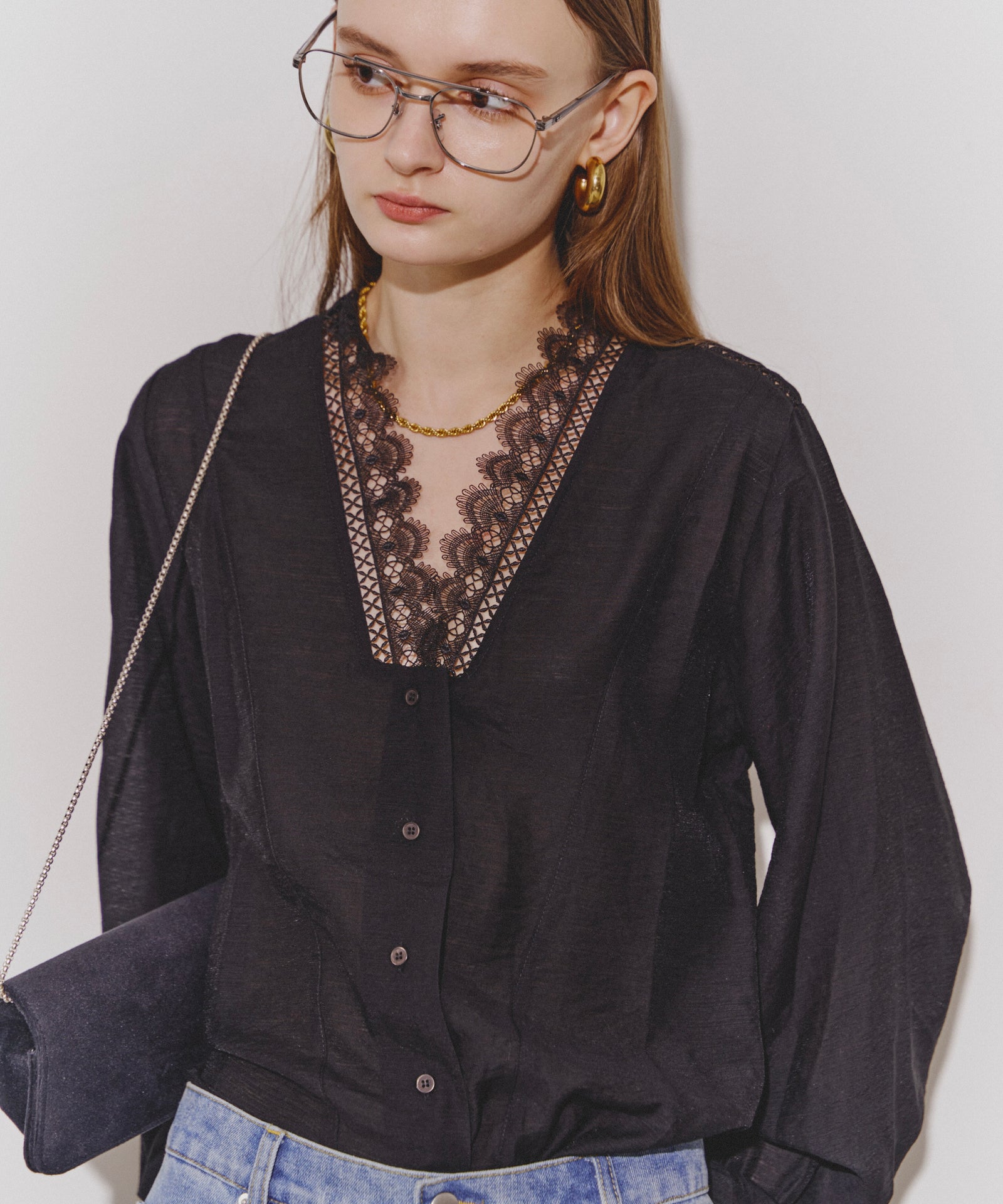 yae】Lace blouse / レースブラウス – LA BELLE ETUDE online store