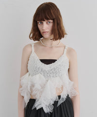 【予約】【TEN by LA BELLE ETUDE】Lily manyモチーフニットビスチェ