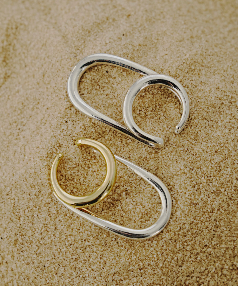 【予約】【loni】Double Earcuff Ring/ダブルイヤカフリング