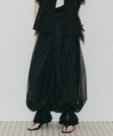 【一部カラー予約】【J1U by LA BELLE ETUDE】裾レースチュールバルーンパンツ