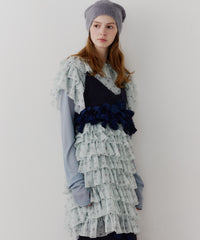 【J1U by LA BELLE ETUDE】メニーリボンニットビスチェ