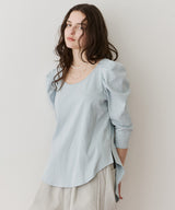 【予約開始待ち】ギャザーパフショートスリーブカットソー