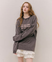 【予約開始待ち】【J1U by LA BELLE ETUDE】IF YOU LIKE Long Tee