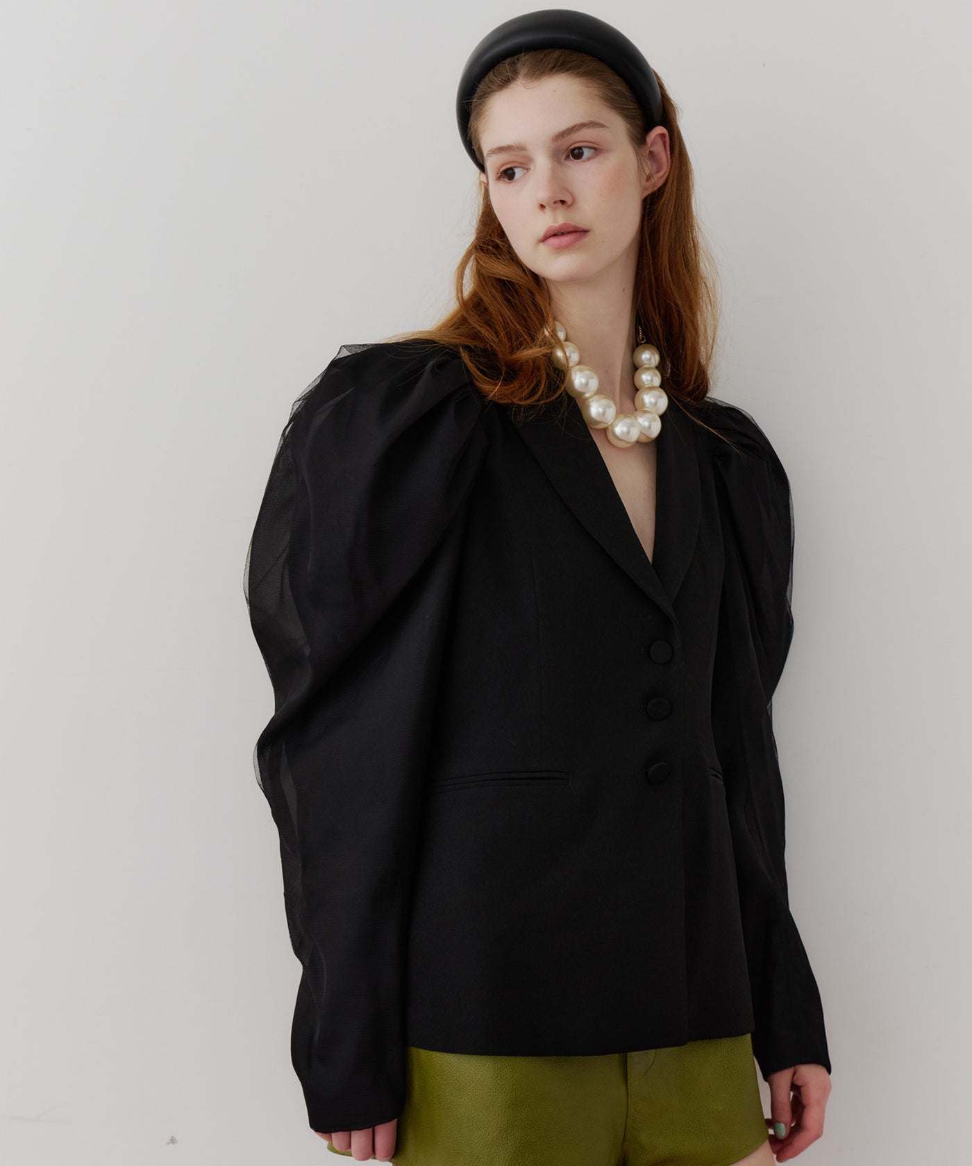 J1U by LA BELLE ETUDE】パワーパフショルダージャケット – LA BELLE