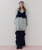 【J1U by LA BELLE ETUDE】メニーリボンニットビスチェ