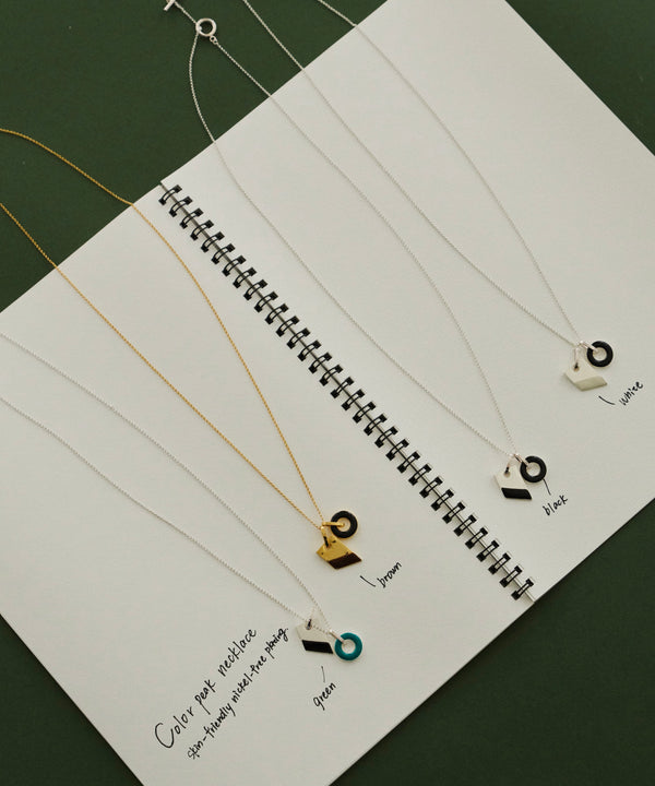 【予約】【loni】Color Peak Necklace