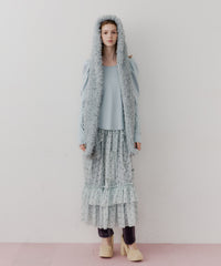 【予約】【J1U by LA BELLE ETUDE】ムートンライクボンディングフードマフラー