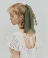 【TEN by LA BELLE ETUDE】モチーフレース×チュールBIGシュシュ