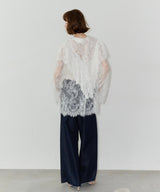 【予約】2WAY vintage調モチーフレースつけ衿