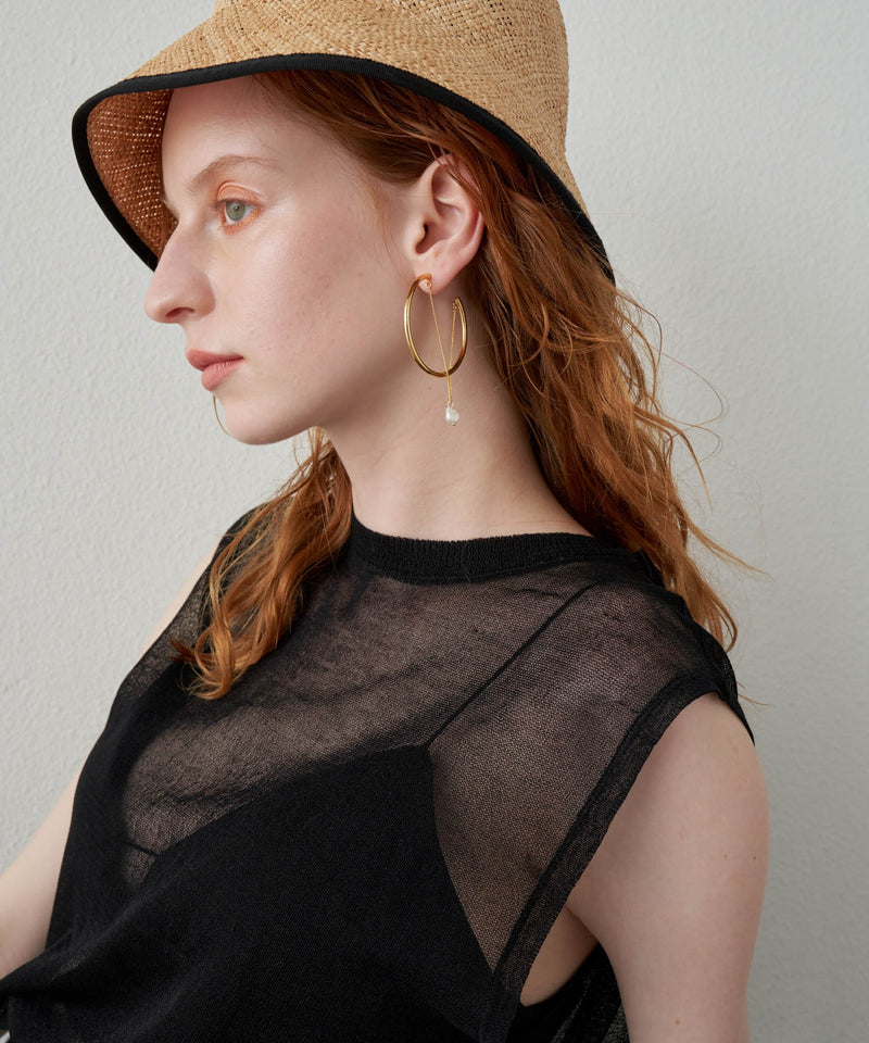 【loni】Ivy pearl chain pierce