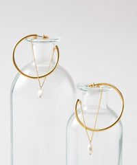 【loni】Ivy pearl chain pierce
