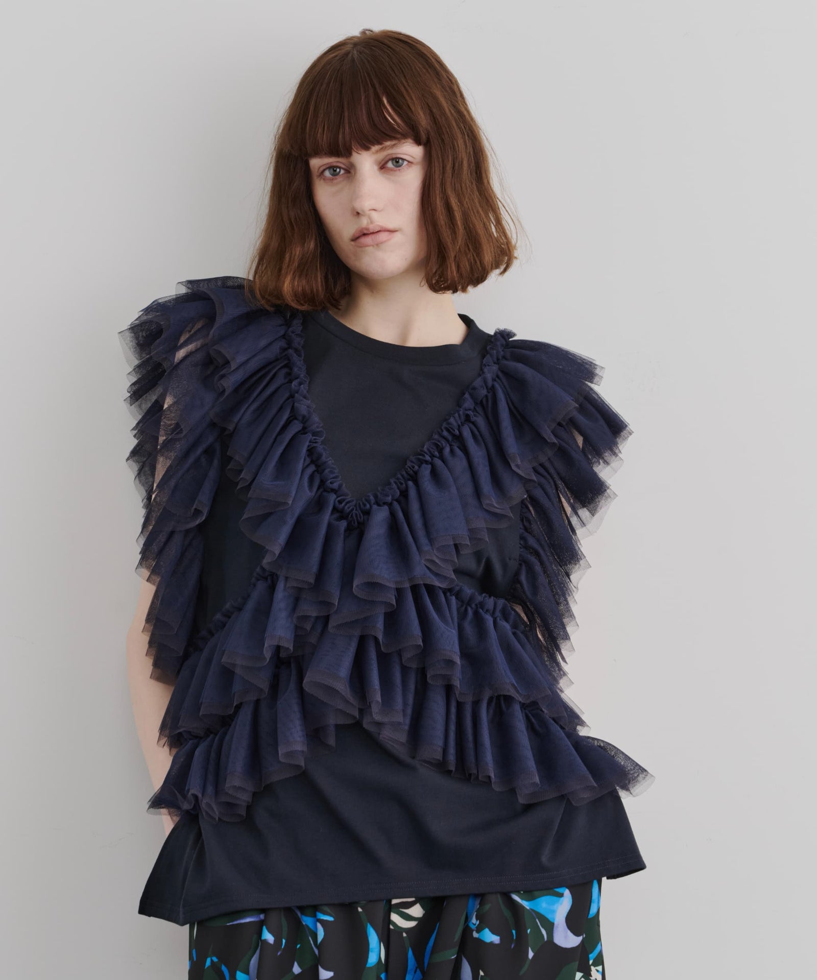 チュールギャザーフリルカットトップス – LA BELLE ETUDE online store