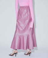 【yae】Faux leather long skirt/フェイクレザーロングスカート