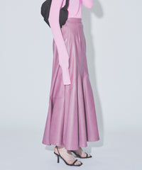 【yae】Faux leather long skirt/フェイクレザーロングスカート
