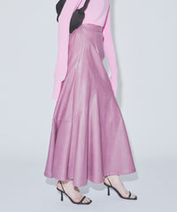 【yae】Faux leather long skirt/フェイクレザーロングスカート