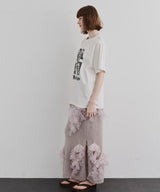 【予約】【TEN by LA BELLE ETUDE】Lily manyモチーフニットスカート