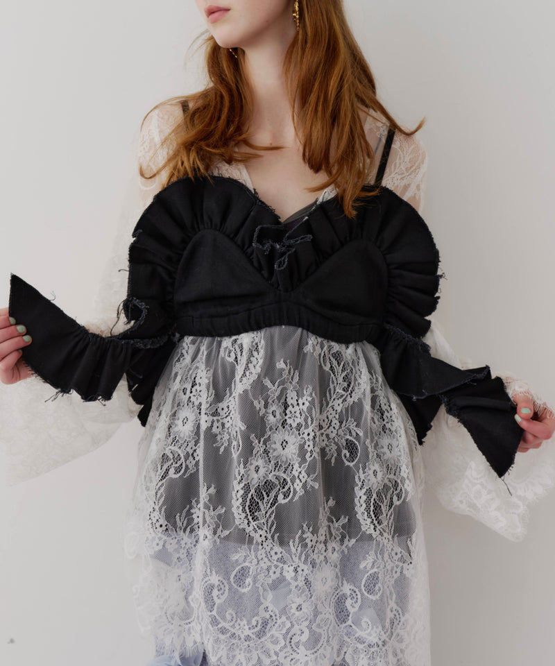 【J1U by LA BELLE ETUDE】ボリュームドレープフリルビスチェ