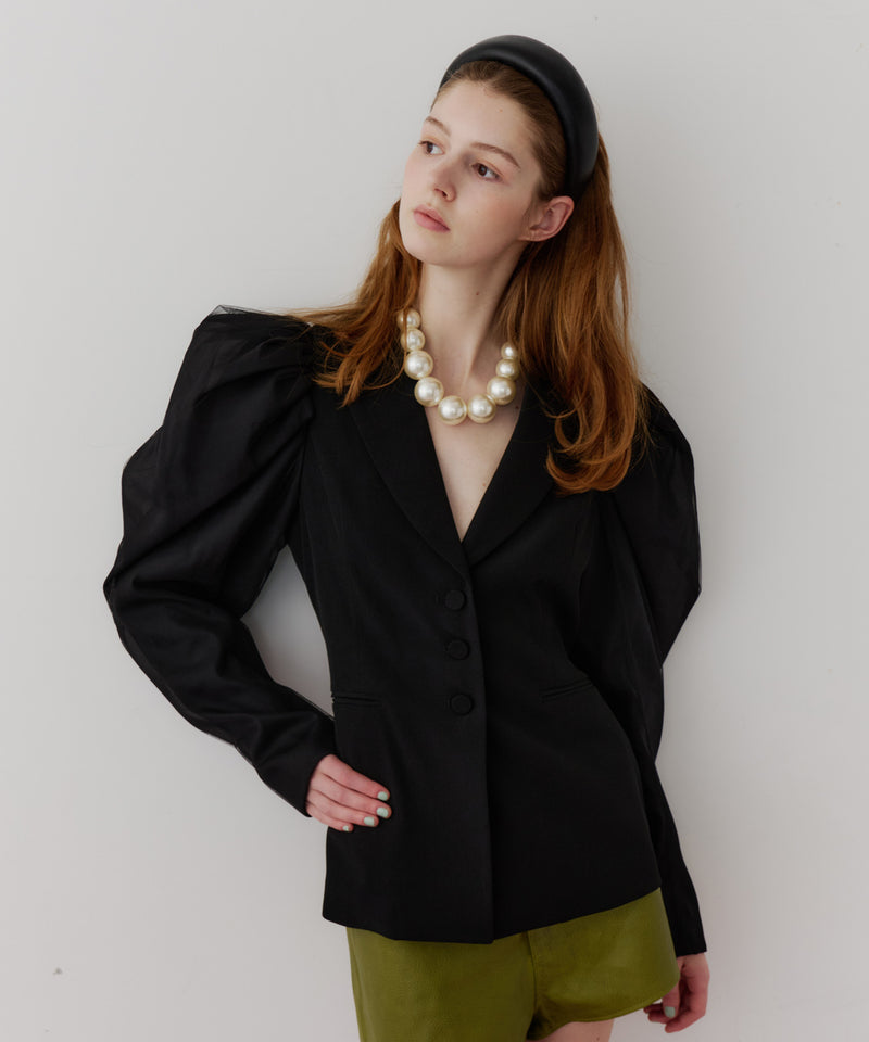 【J1U by LA BELLE ETUDE】パワーパフショルダージャケット