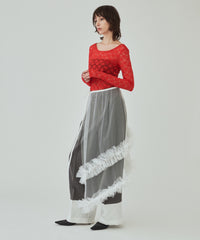 【yae】Tulle wrap skirt/チュールラップスカート