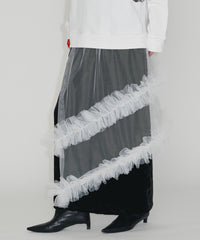 【yae】Tulle wrap skirt/チュールラップスカート