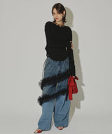 【yae】Tulle wrap skirt/チュールラップスカート