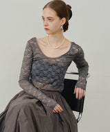 【yae】2way lace top／2wayレーストップス