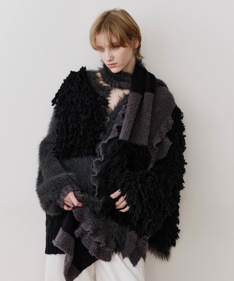 【一部カラー予約】【TEN by LA BELLE ETUDE】manyニッティングパターンカーディガン