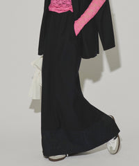 【yae】Jacquard blocking skirt/ジャガードブロッキングスカート