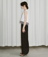 【yae】Jacquard blocking skirt/ジャガードブロッキングスカート