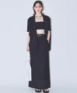 【yae】Jacquard blocking skirt/ジャガードブロッキングスカート