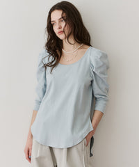 【予約開始待ち】ギャザーパフショートスリーブカットソー