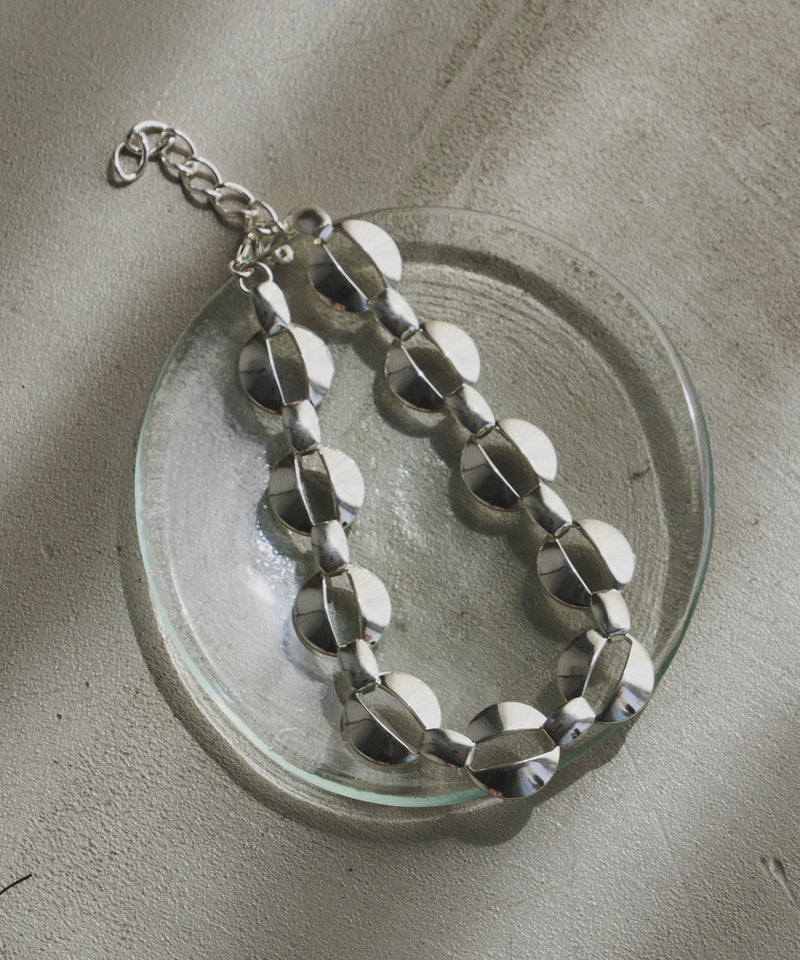 【予約】【loni】vintage circle chain choker