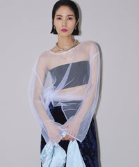 【yae】Tulle layered top/チュールレイヤードトップス