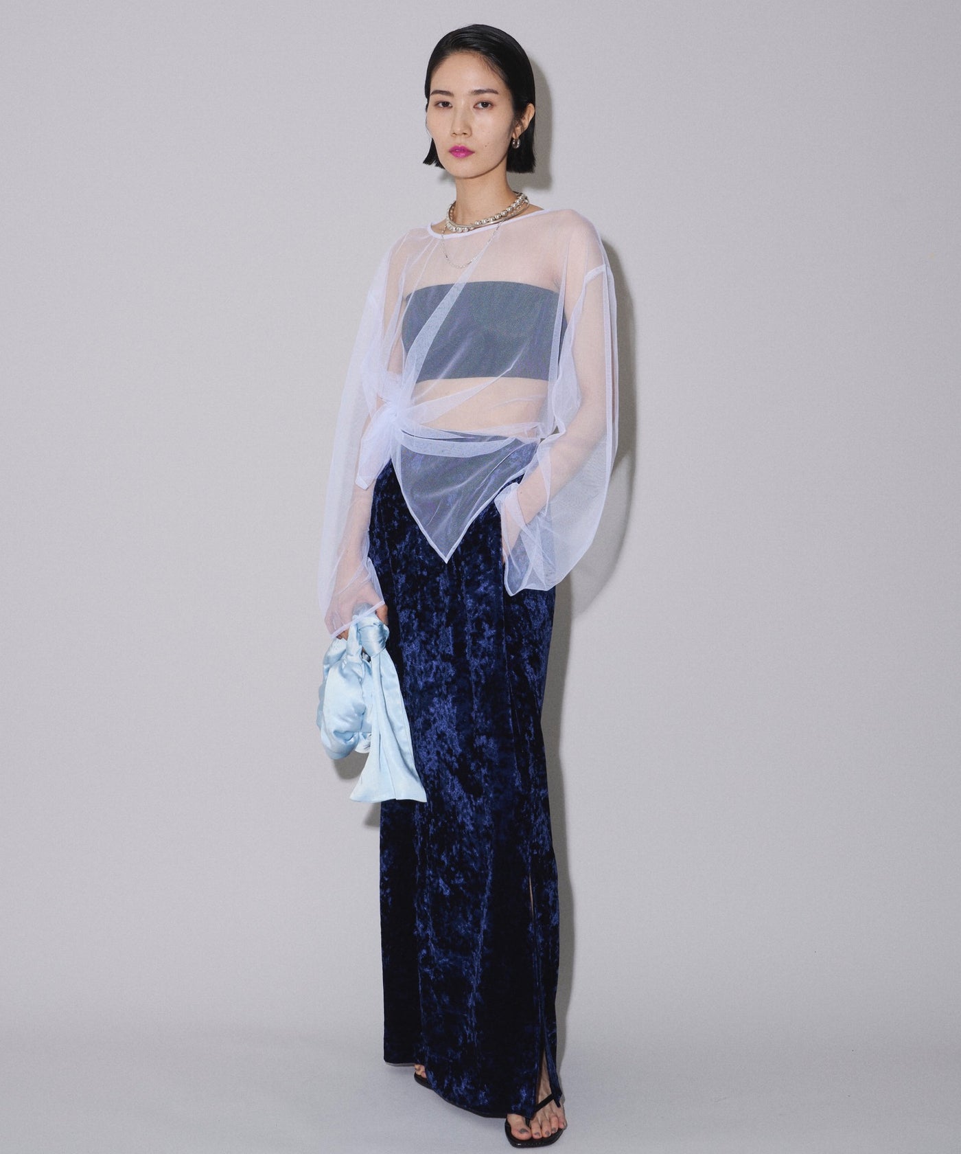 yae】Tulle layered top/チュールレイヤードトップス – LA BELLE