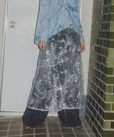 【yae】Flower spangle wrap skirt / フラワースパンコールラップスカート