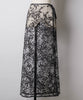 【yae】Flower spangle wrap skirt/フラワースパンコールラップスカート
