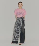 【yae】Flower spangle wrap skirt/フラワースパンコールラップスカート