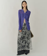【yae】Flower spangle wrap skirt / フラワースパンコールラップスカート