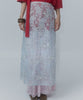 【yae】Flower spangle wrap skirt / フラワースパンコールラップスカート