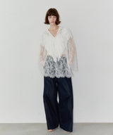 【予約】2WAY vintage調モチーフレースつけ衿