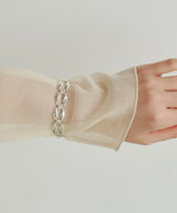 【予約】【loni】vintage square chain bracelet