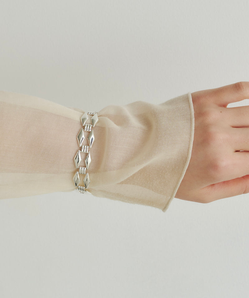【予約】【loni】vintage square chain bracelet