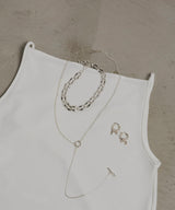 【予約】【loni】vintage square chain choker