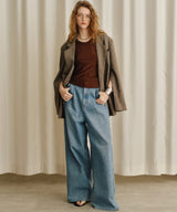 【yae】Super wide mens like denim