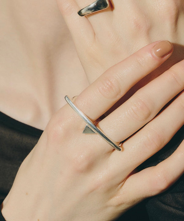 【loni】Triangle Double Ring