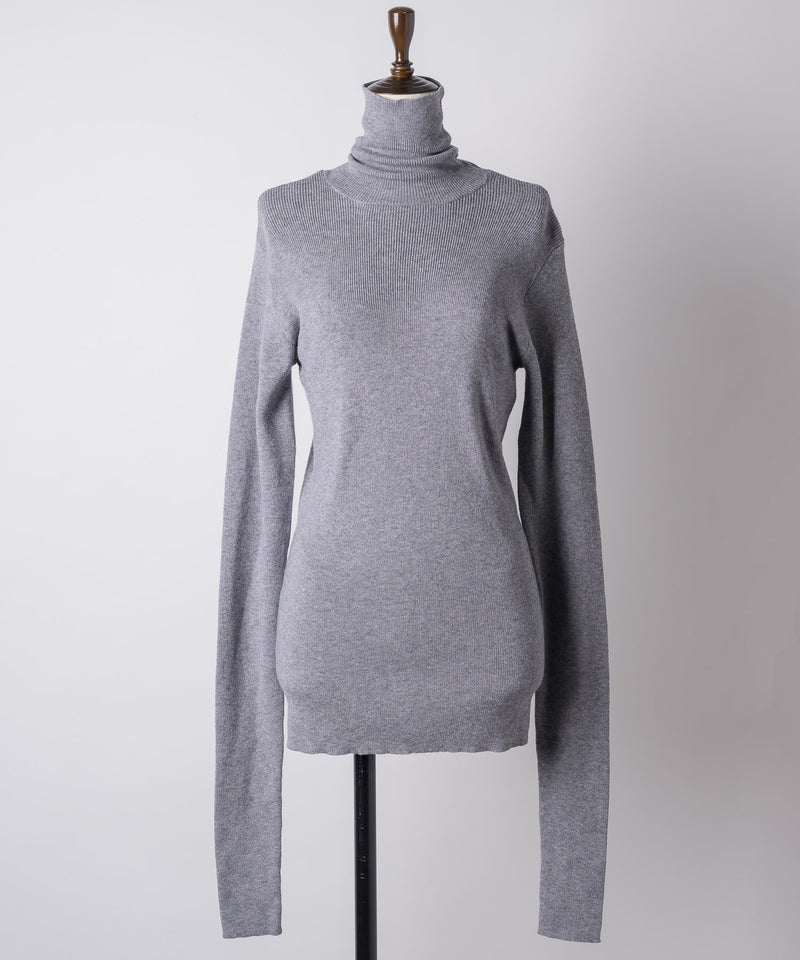 【yae】Super long sleeve rib knit / スーパーロングスリーブリブニット