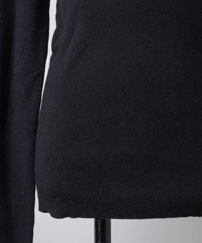 【yae】Super long sleeve rib knit / スーパーロングスリーブリブニット