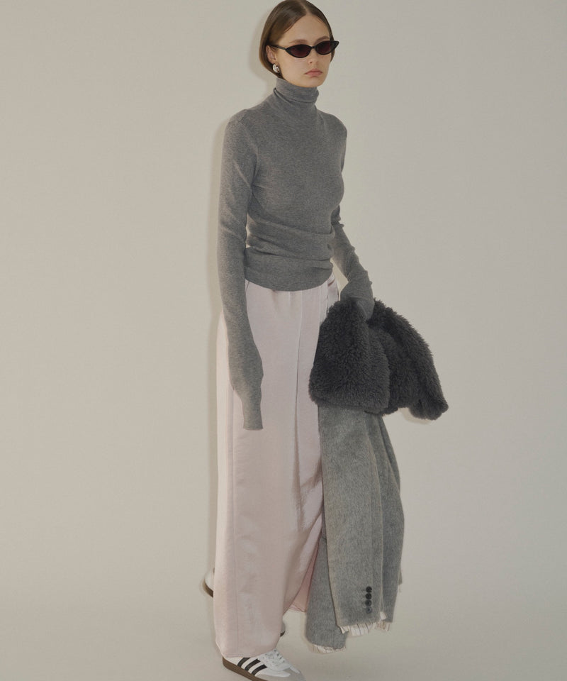 【yae】Super long sleeve rib knit / スーパーロングスリーブリブニット